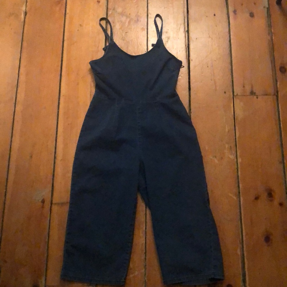 Stretch Denim Romper